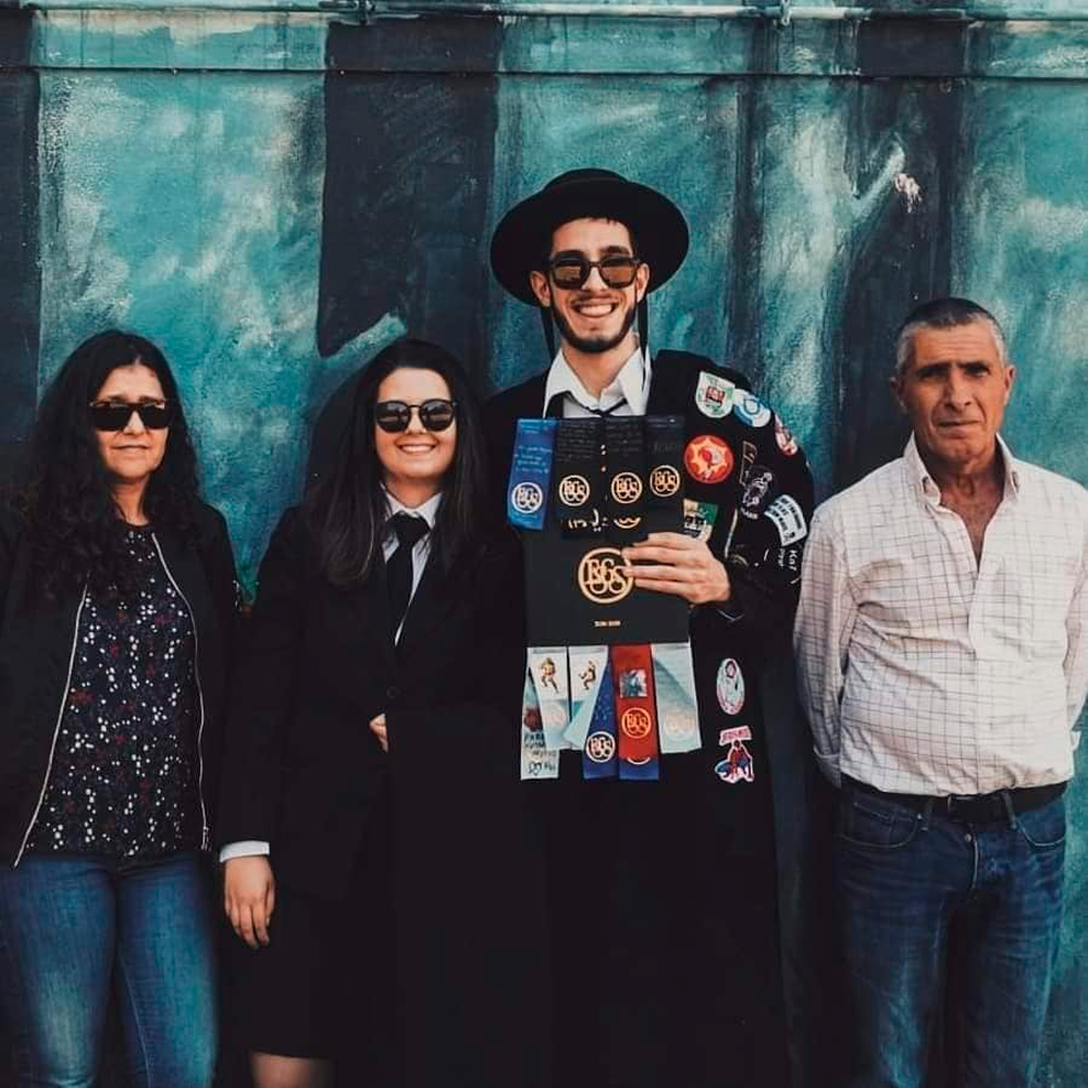 Eu com os meus pais e a minha namorada