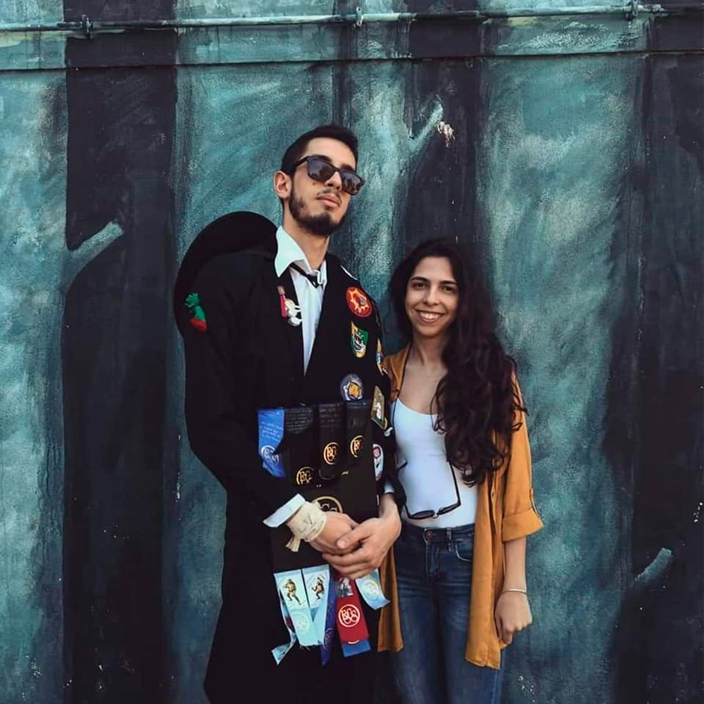 eu com a minha irmã